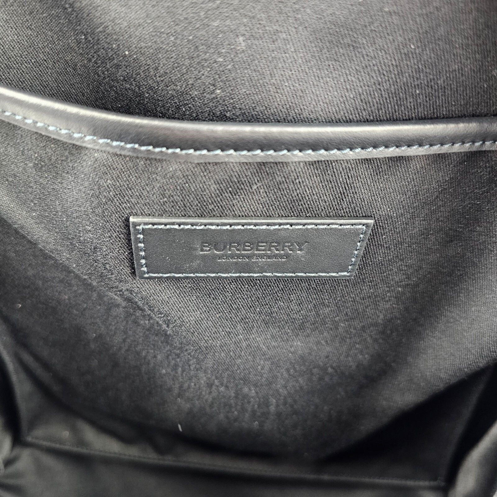 Burberry BURBERRY Rocco Charcoal Checkered E-Canvas Backpack New Size ONE SIZE - 9 Thumbnail