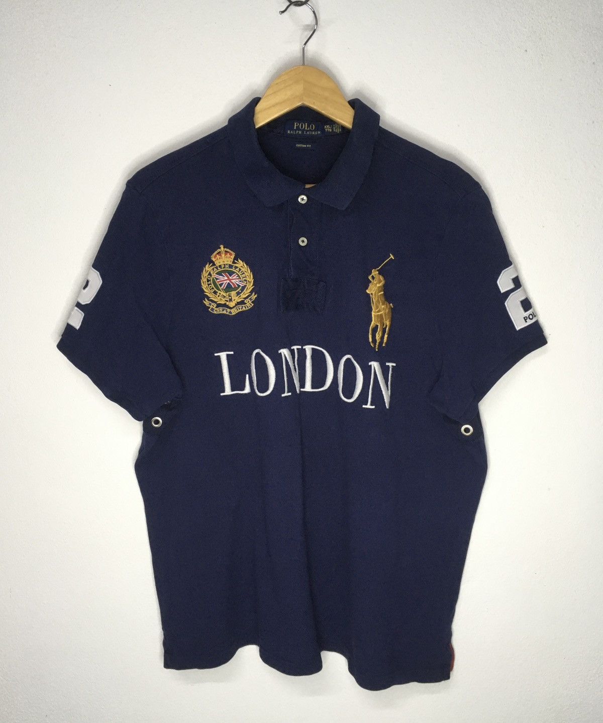 トップス 90s archive polo ralph lauren london us Ralph Lauren London Olympics USA Team Polo Shirt Youth Large