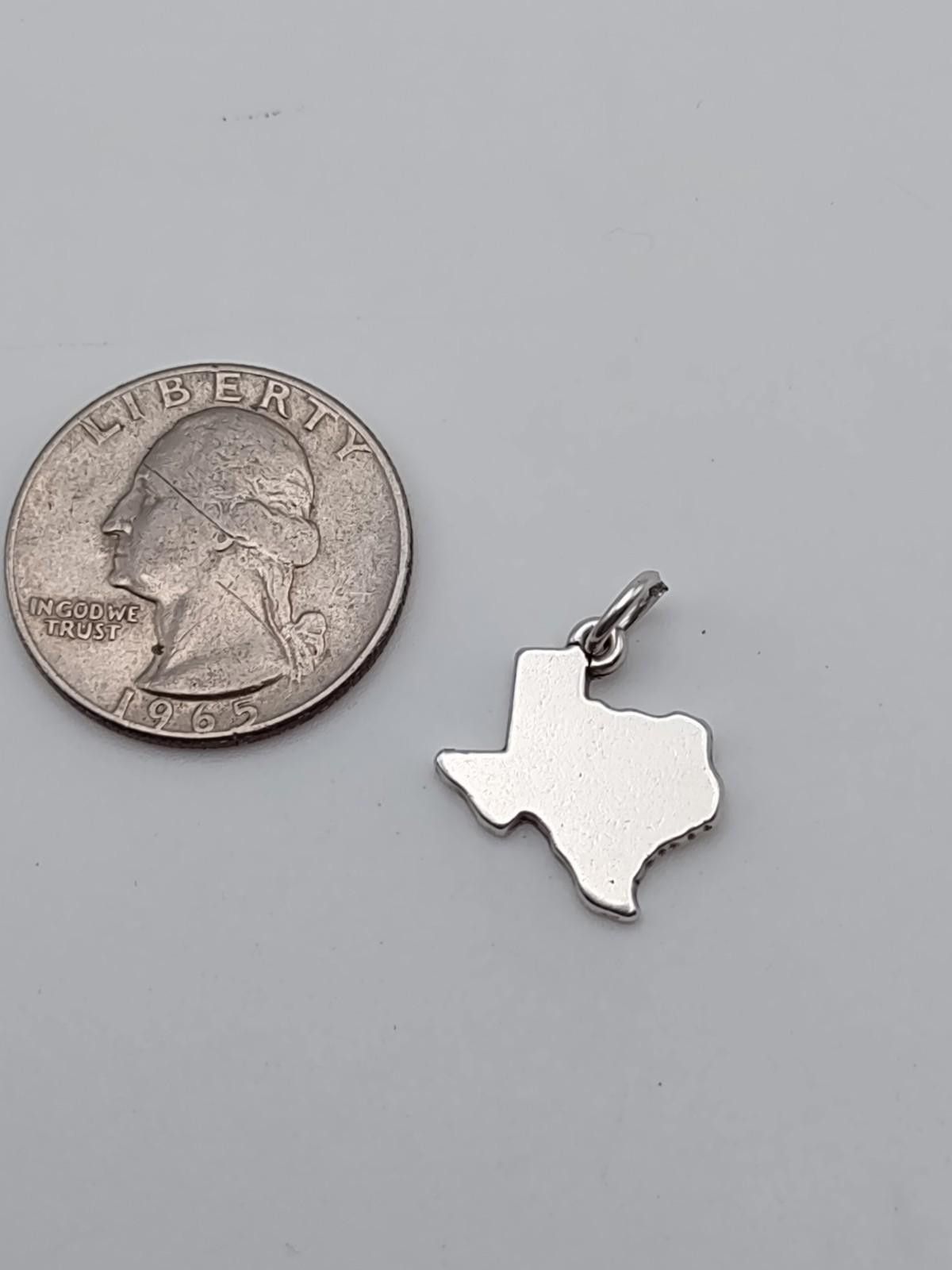 Other James Avery Retired Texas State Map Charm 925 Silver 2.11g Size ONE SIZE - 5 Thumbnail