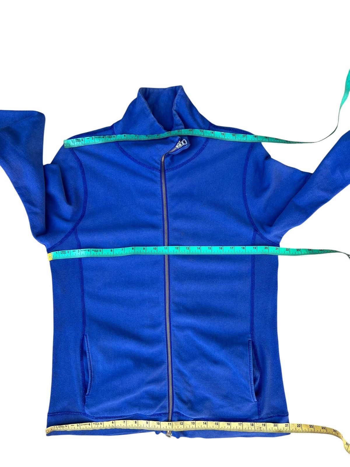 Final Home Issey Miyake Final Home Blue Zipper Turtleneck Sweater Size US L / EU 52-54 / 3 - 2 Thumbnail
