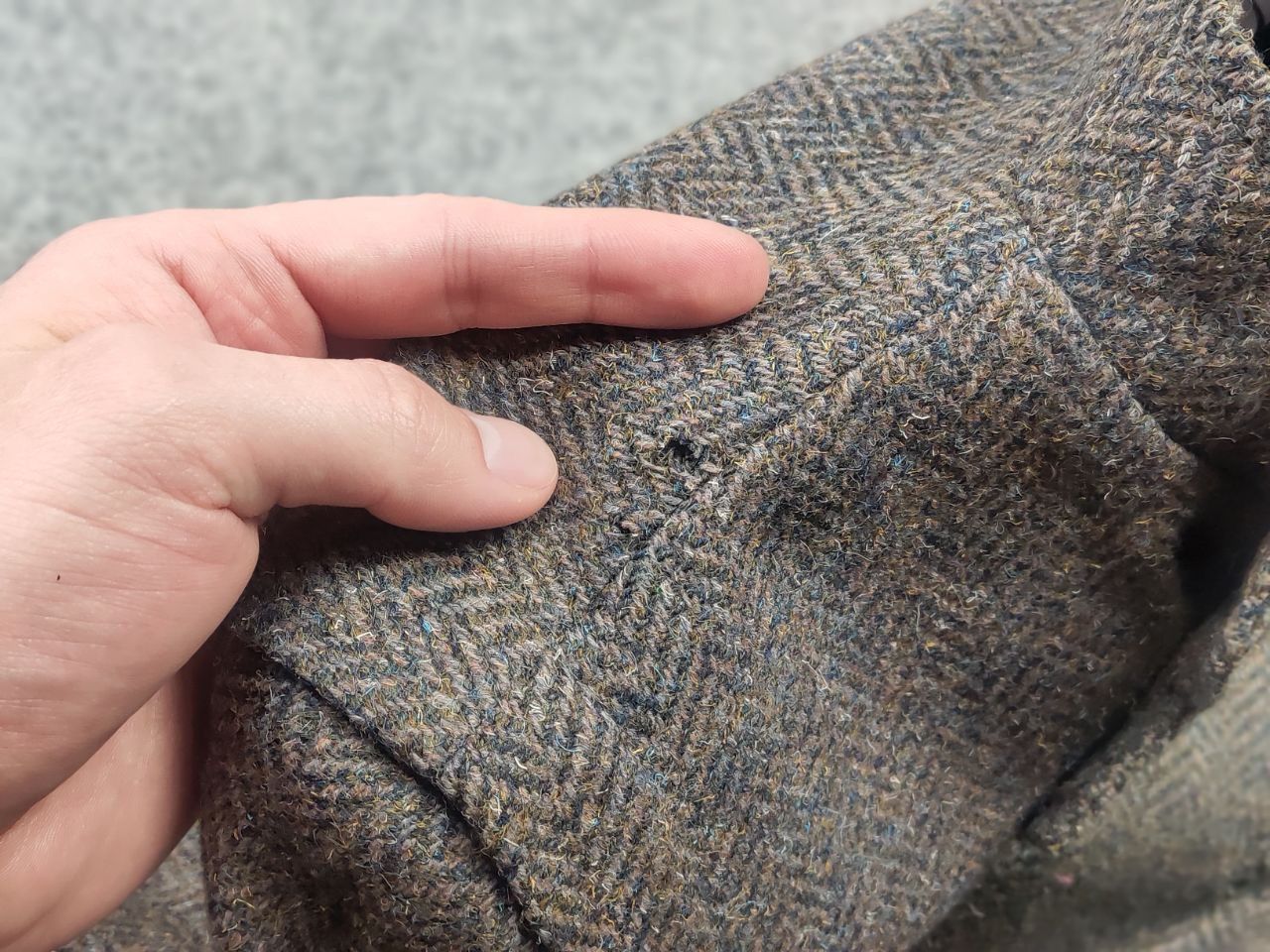 Harris Tweed Clan Royal Vintage 80's Tweed Wool Suit Blazer jacket Skirt Size L / US 10 / IT 46 - 18 Thumbnail