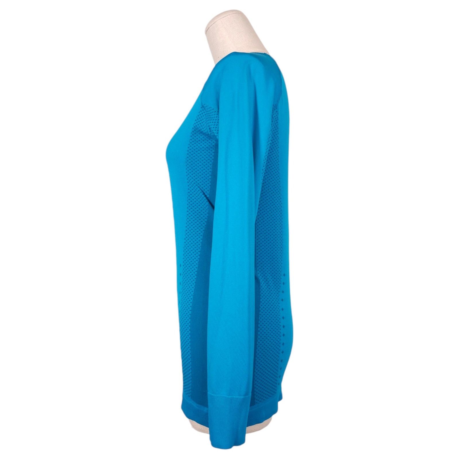 Sweaty Betty Sweaty Betty Seamless Workout Long Sleeve Tee Blue Sz Small Size S / US 4 / IT 40 - 2 Thumbnail