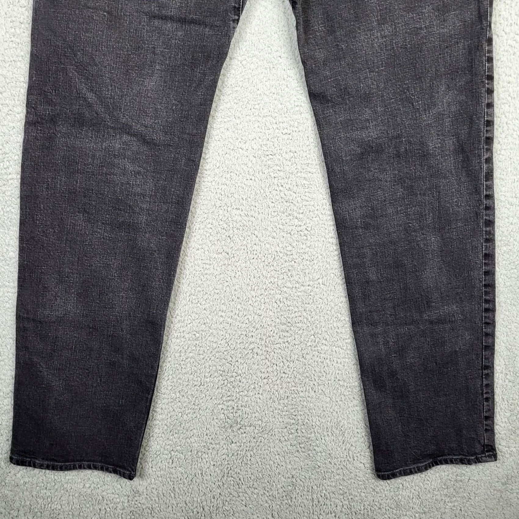 Prana Prana Jeans Men Dark Gray Straight 34x33 Denim 5-Pocket Casual Regular Fit Size 34 33 Segmented Size US 34 / EU 50 - 6 Thumbnail