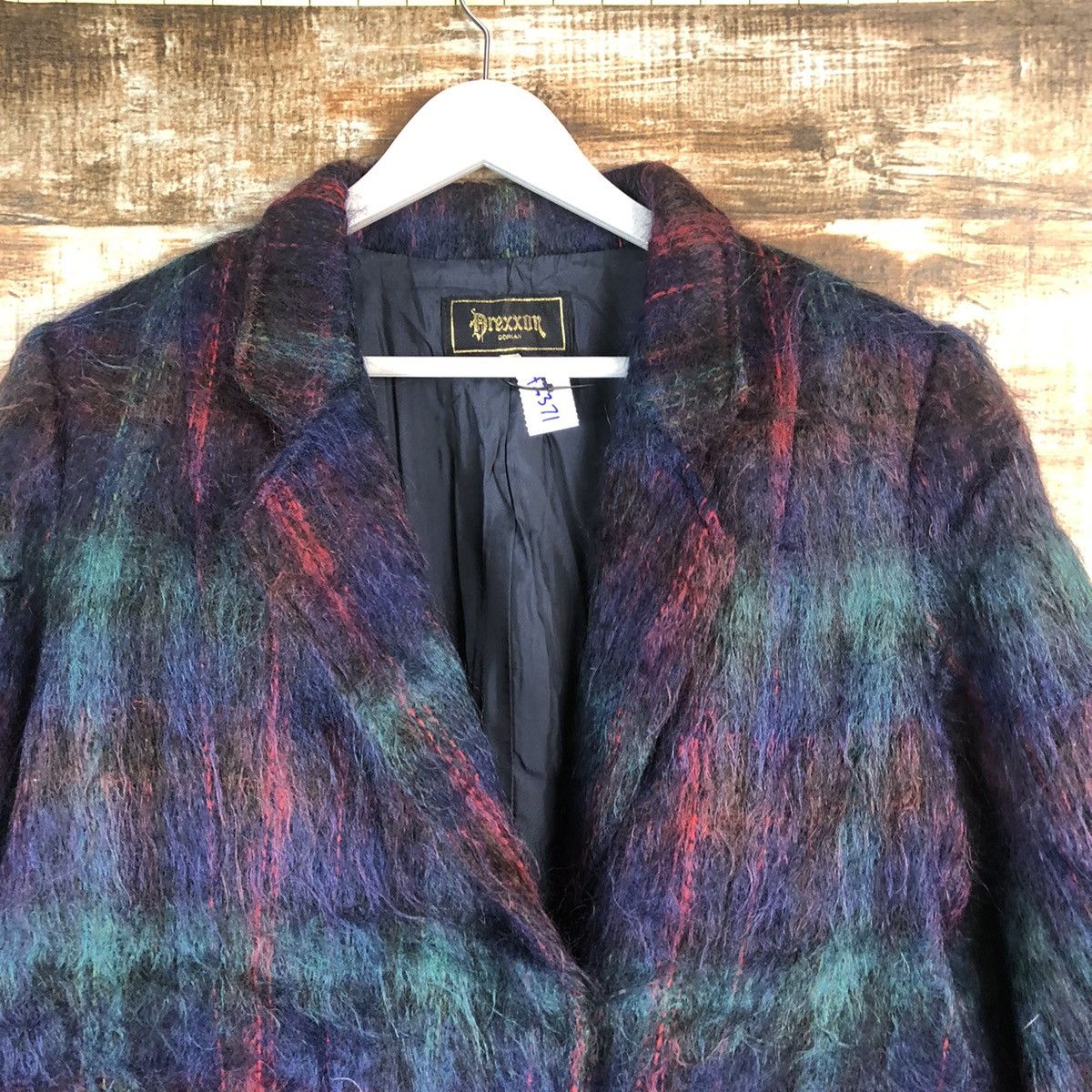 Japanese Brand Drexxon Mohair Wool Blazzer jacket #A2371 Size US M / EU 48-50 / 2 - 4 Thumbnail