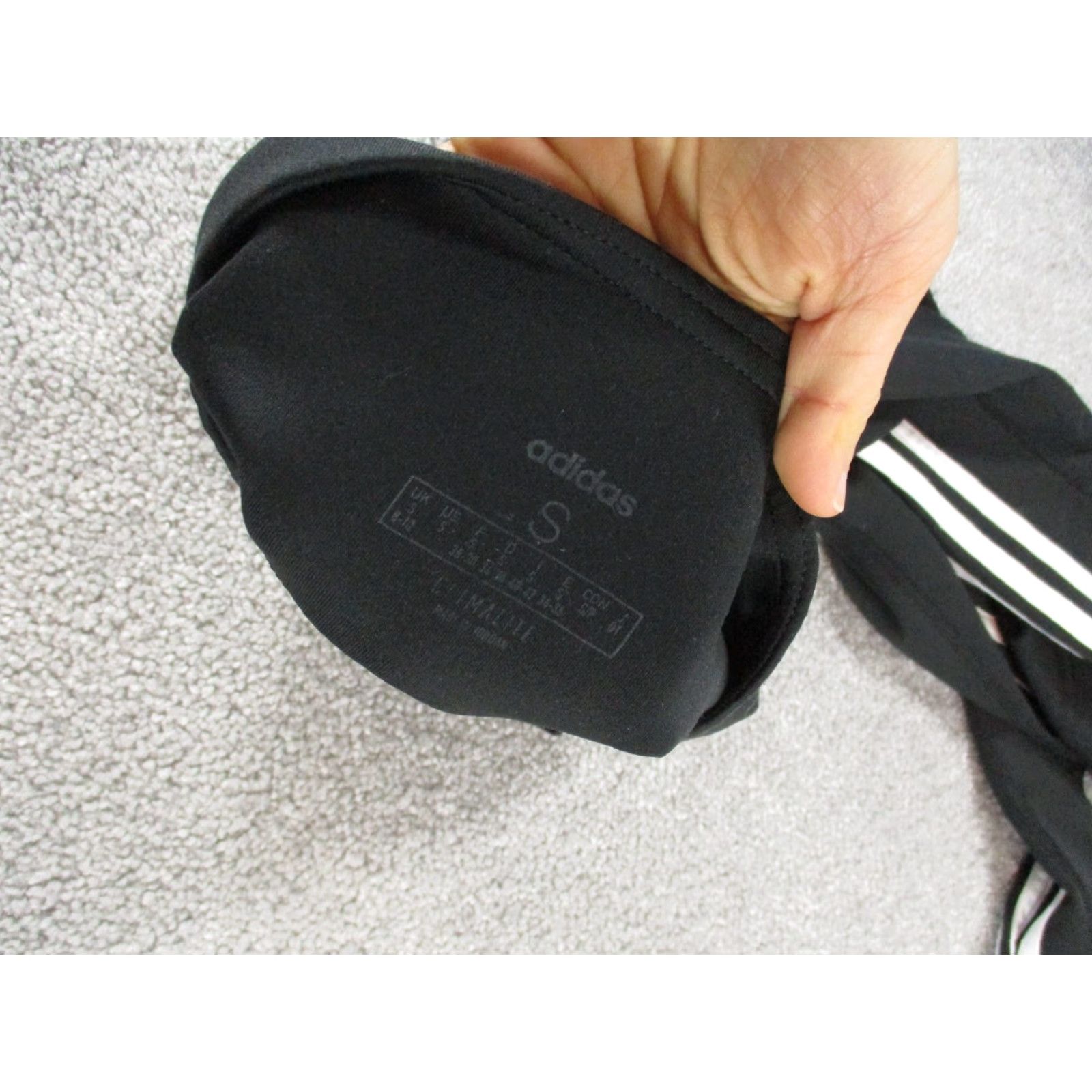 Adidas Adidas Leggings Womens Small Climalite Black White Stripes 26" Size 28" / US 6 / IT 42 - 7 Thumbnail
