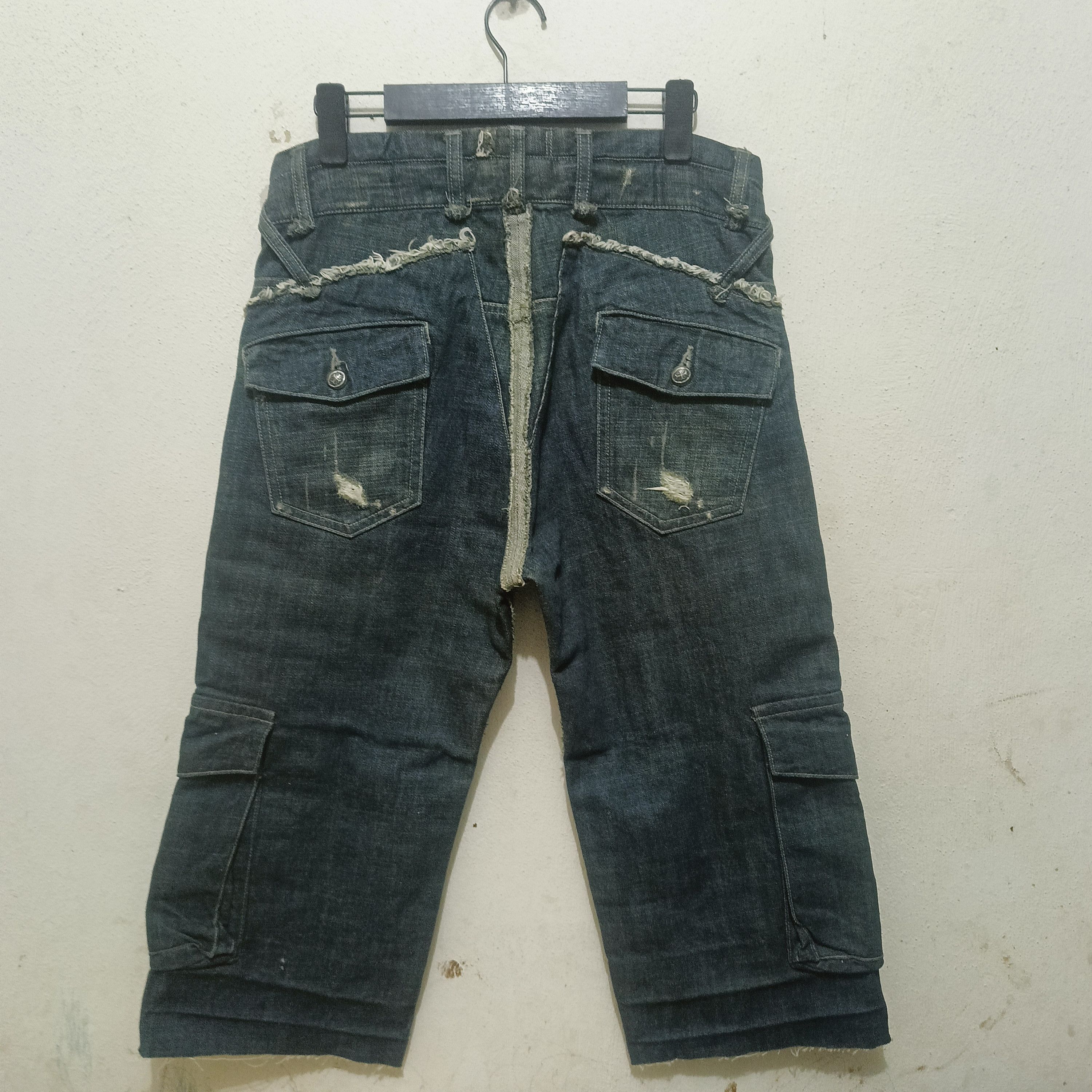 Who Decides War 💥Insane💥 Rare!!! As super sonic Cargo Jeans Bondage Shorts Size US 30 / EU 46 - 20 Thumbnail