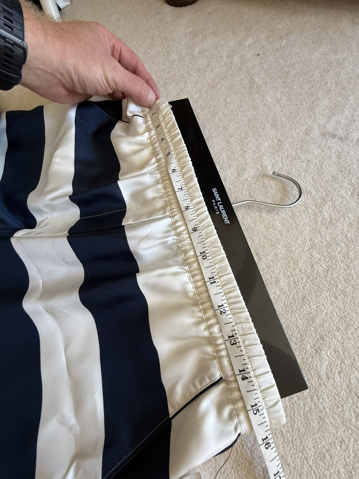 Dolce & Gabbana Dloce & Gabbana silk stripe sailor pants blue white 😍😍😍 Size US 30 / EU 46 - 7 Thumbnail
