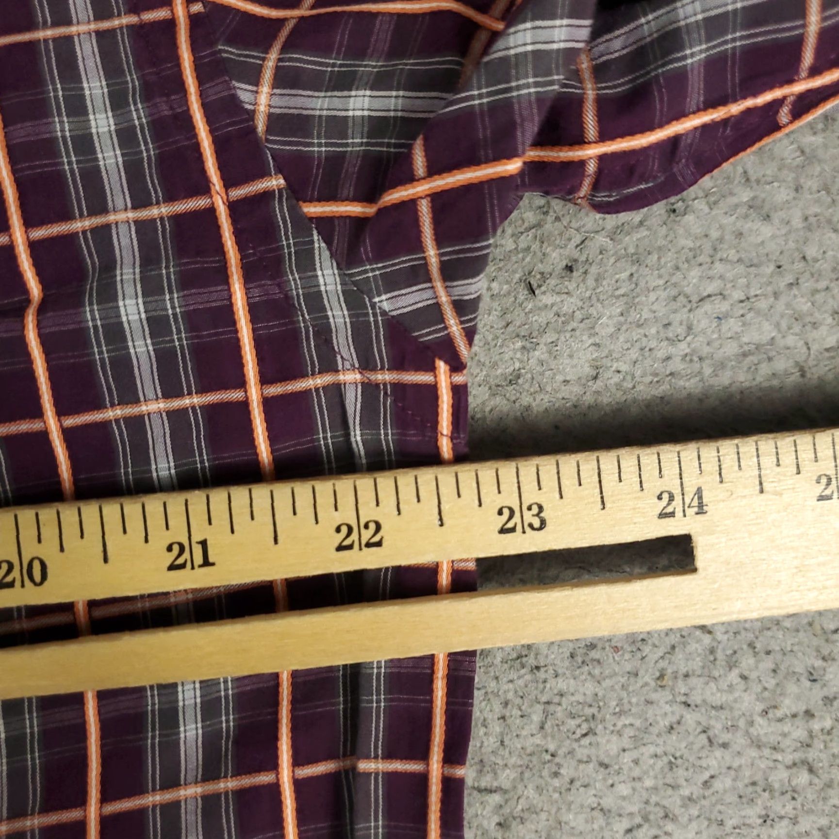 Faconnable VINTAGE Faconnable Shirt Mens Size M Purple Plaid Button-Up Long Sleeve/Casual/Business/Workwear Mens Shirt Size US M / EU 48-50 / 2 - 5 Thumbnail
