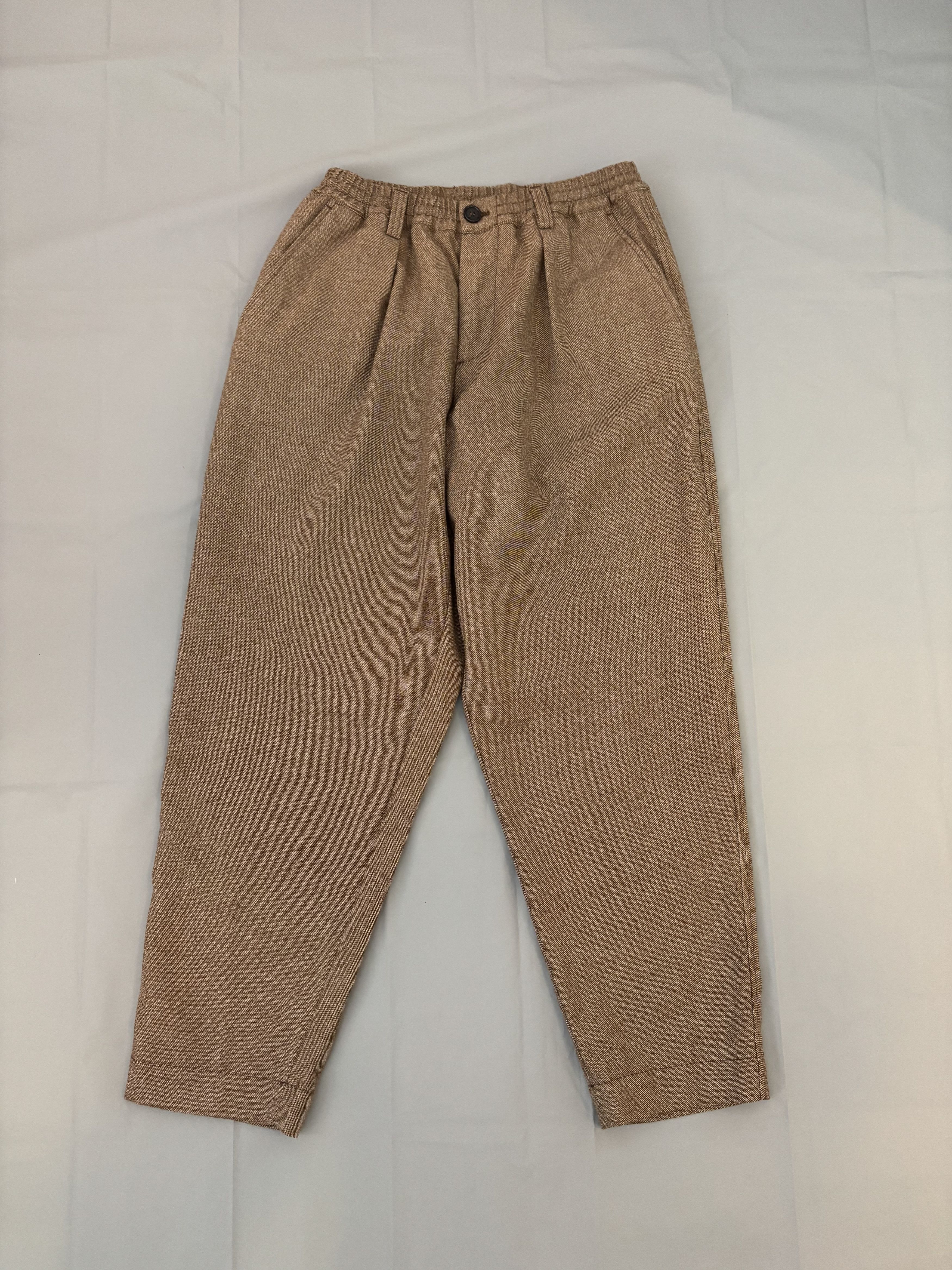 Marni Pantalon élastiqué Marni marron chiné en tbe Size US 32 / EU 48 - 1 Thumbnail