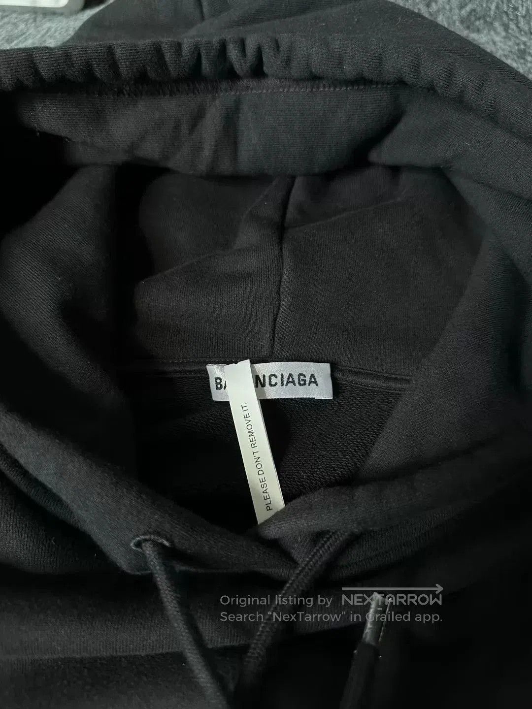Balenciaga Balenciaga Black Crew Hoodie XS. Size US XS / EU 42 / 0 - 3 Thumbnail