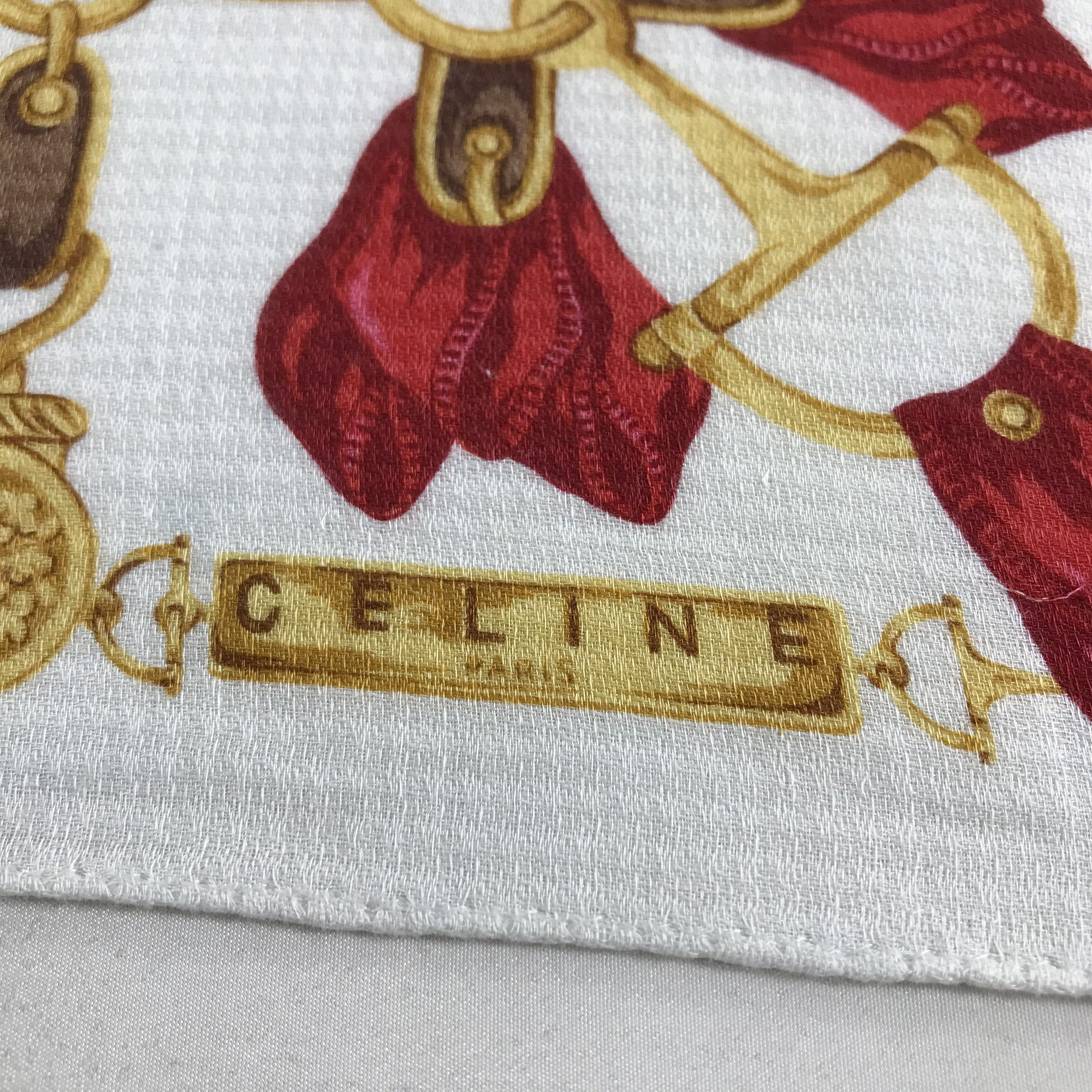 Celine Celine Handkerchief Neckerchief Bandana H12 Size ONE SIZE - 4 Thumbnail