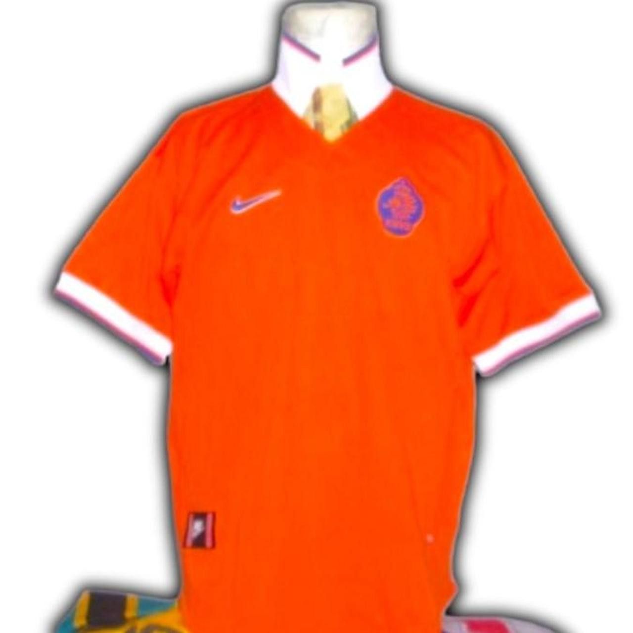 Nike Netherlands 1997 1998 Home Shirt Jersey Size US L / EU 52-54 / 3 - 1 Thumbnail