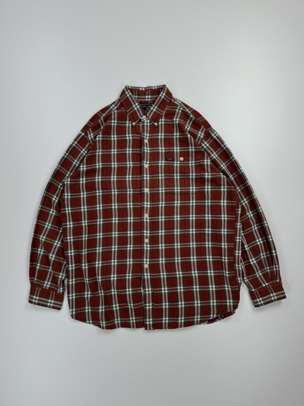 Other Ralph Laurent POLO SPORT Vintage Checkered Shirt Long sleeve Size US L / EU 52-54 / 3 - 2 Thumbnail
