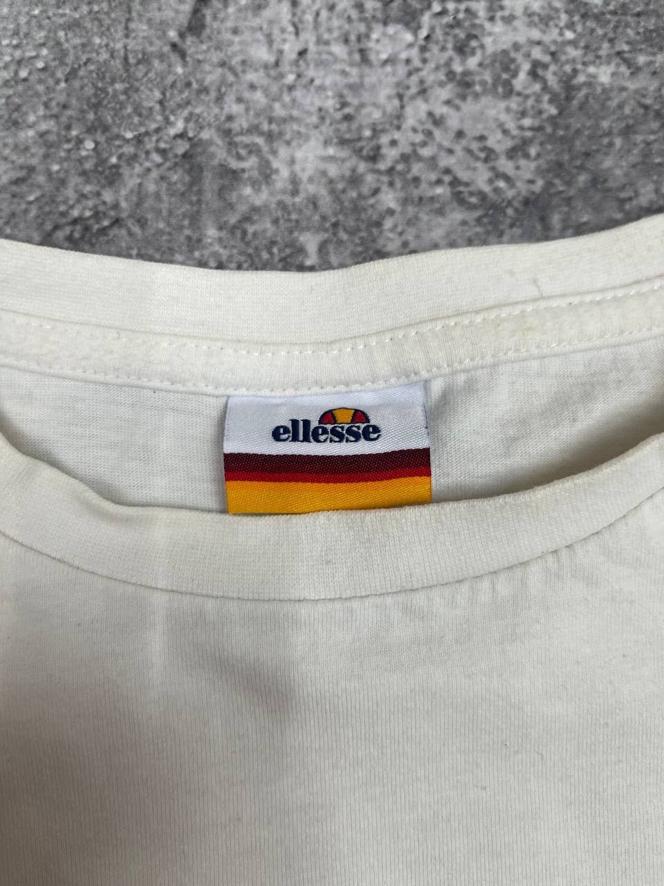 Ellesse Ellesse Men Cotton T-Shirt White Size M Size US M / EU 48-50 / 2 - 4 Thumbnail