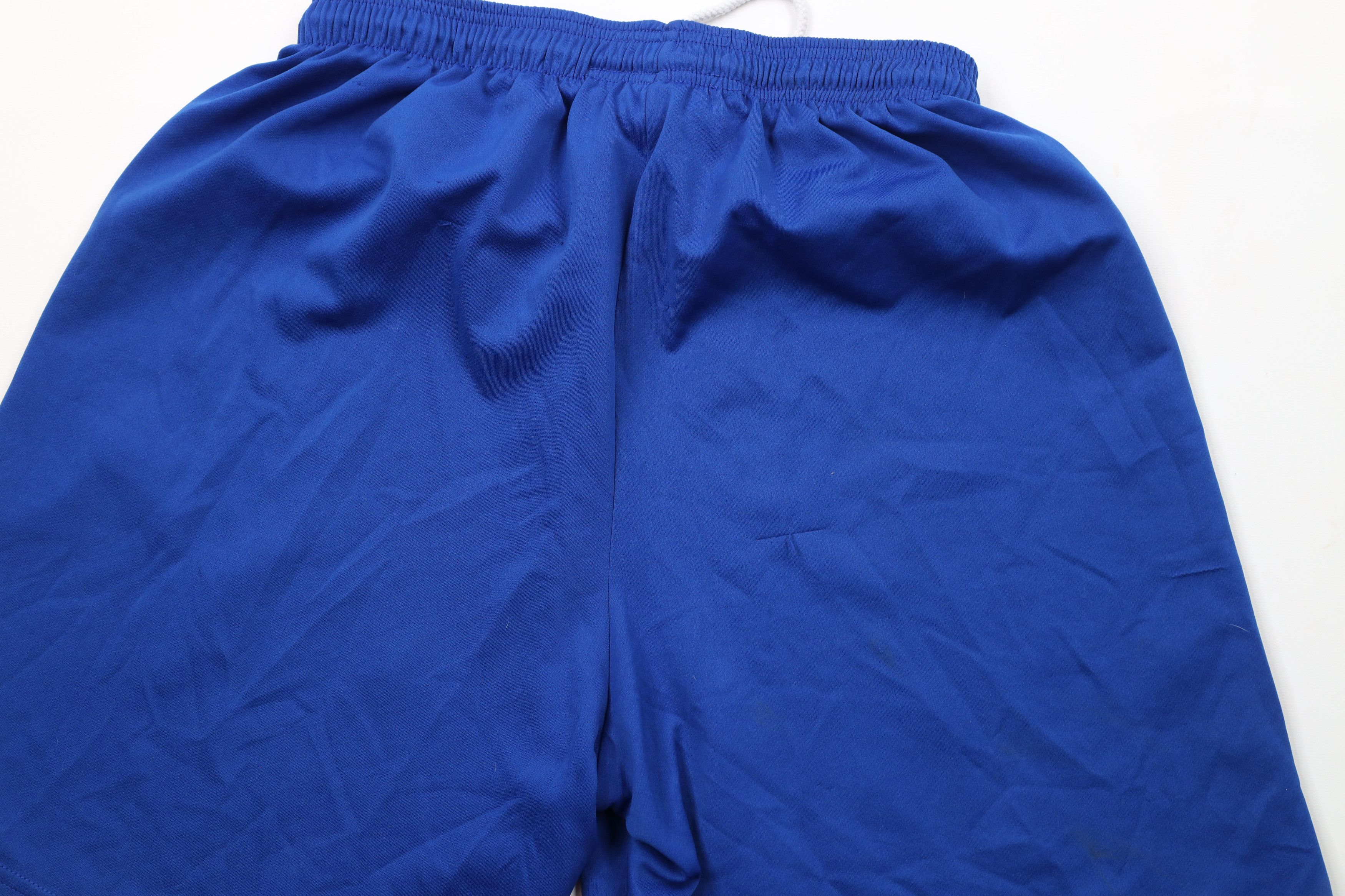 Vintage Vintage 90s Streetwear Jogging Soccer Shorts Royal Blue Size US 34 / EU 50 - 9 Thumbnail