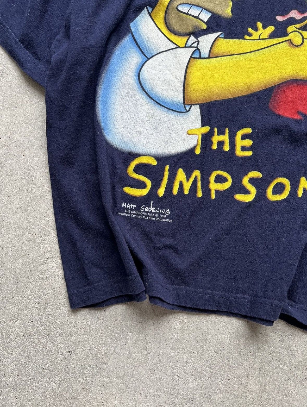 The Simpsons Vintage 1998 Homer and Bart Simpson T-Shirt Size US L / EU 52-54 / 3 - 2 Thumbnail
