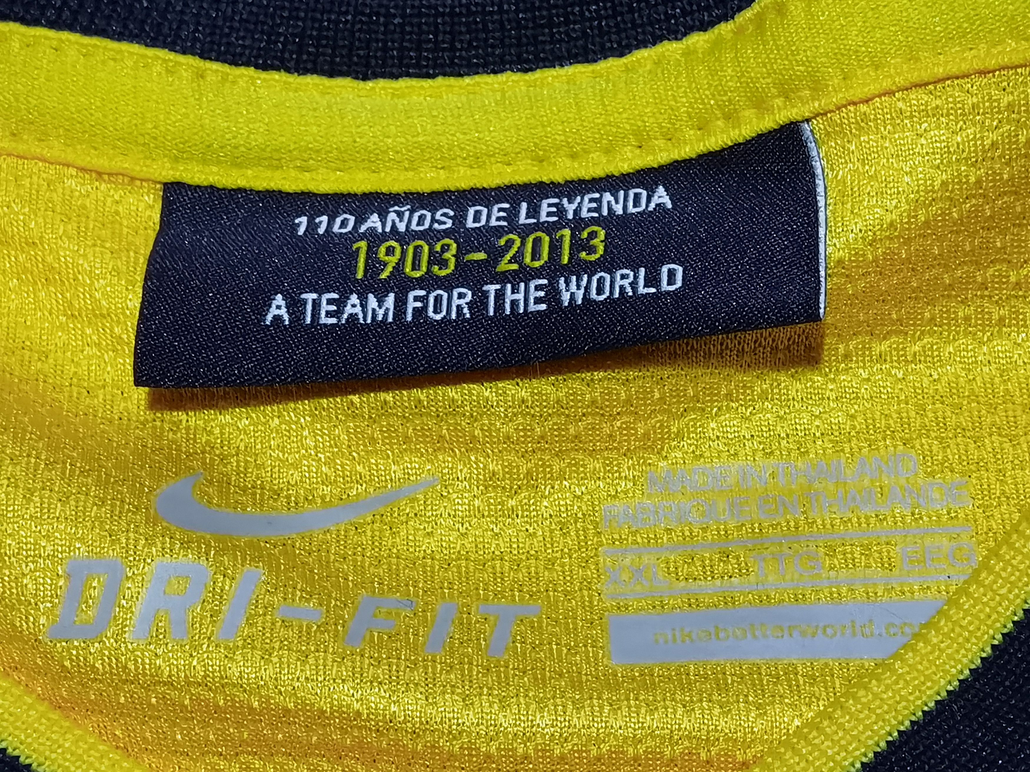 Nike Nike Atletico Madrid Away Football Shirt 2013/14 544417-705 Size US XXL / EU 58 / 5 - 8 Thumbnail