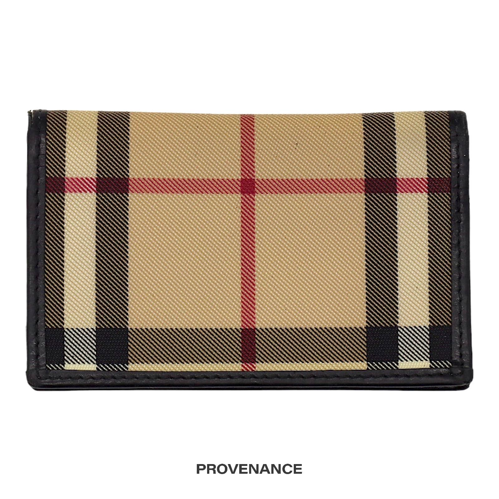 Burberry 🔴 Burberry ID Pocket Organizer Wallet - Nova Check Size ONE SIZE - 2 Thumbnail