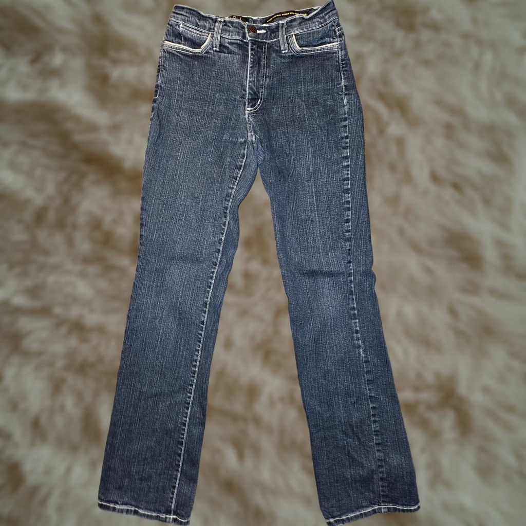 NYDJ NYDJ Tummy Tuck Straight Jeans Women's 4 Blue Mid Rise Stretch Preppy City USA Size 27" / US 4 / IT 40 - 1 Thumbnail