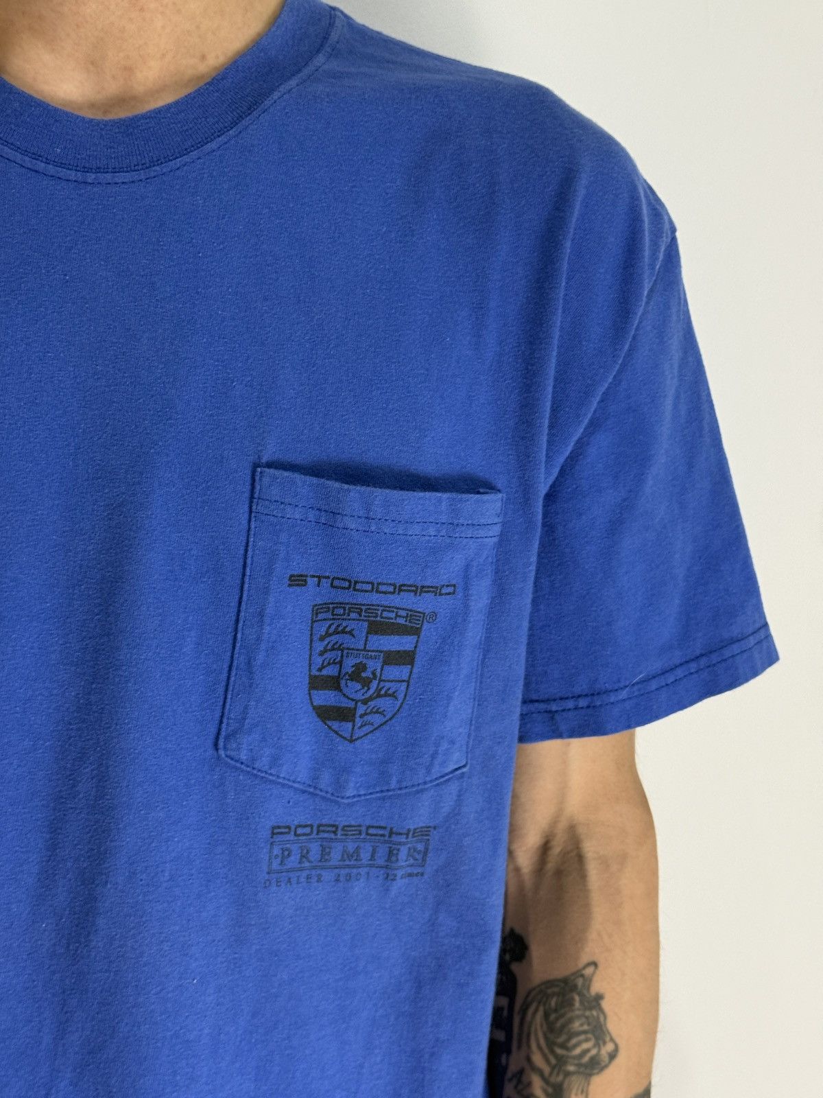 Porsche Design Vintage 1990s Porsche Tshirt Size US L / EU 52-54 / 3 - 3 Thumbnail