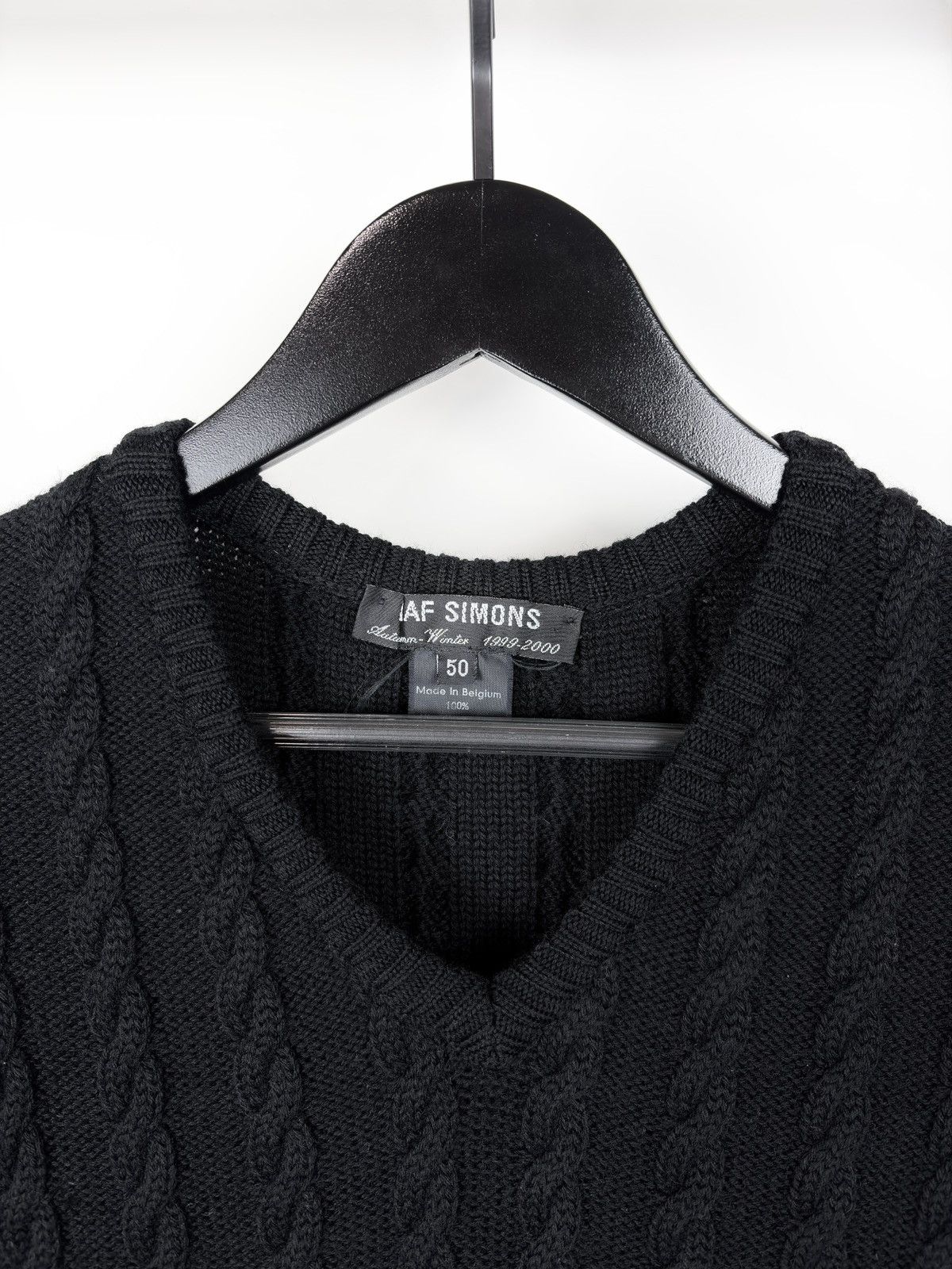 Raf Simons AW99 Raf Simons Disorder Wool Knit Sleeveless Vest Tanktop Size US M / EU 48-50 / 2 - 3 Thumbnail