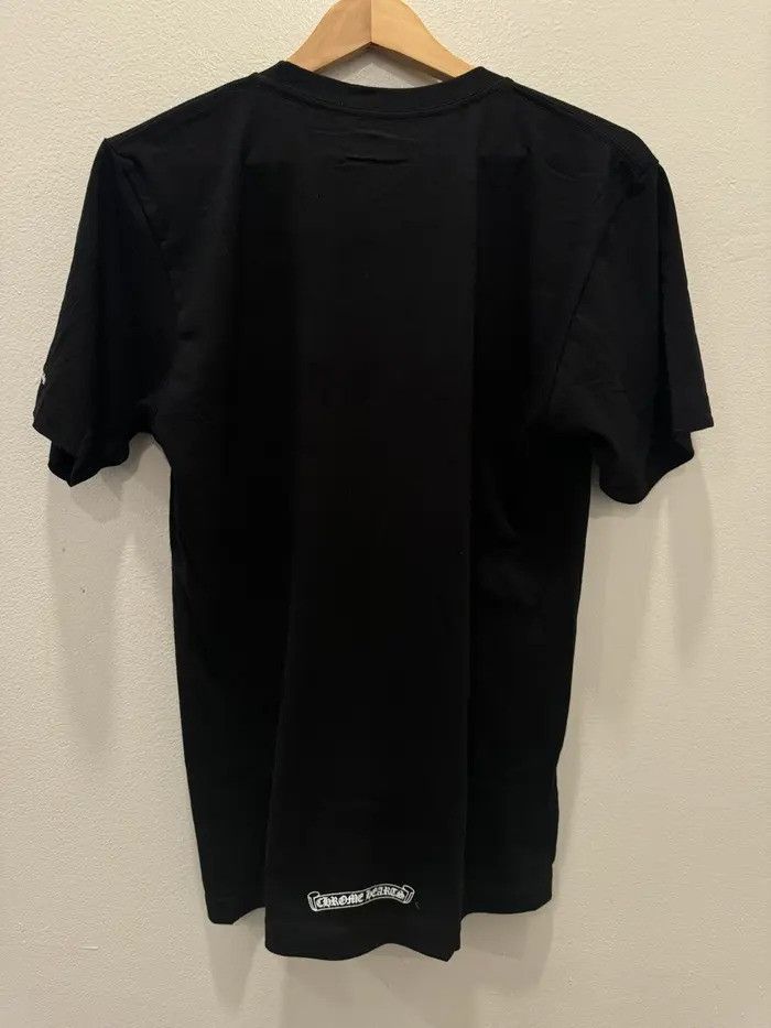Chrome Hearts o1tko10526 Logo T-Shirt in Black Size S / US 4 / IT 40 - 2 Thumbnail