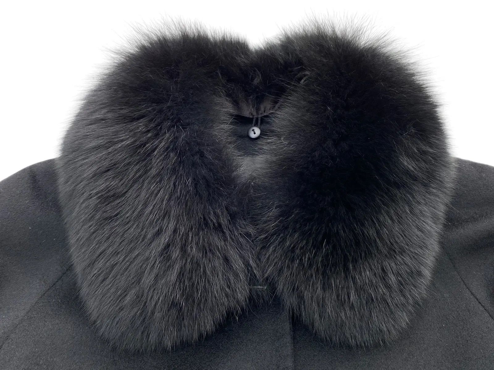 Balmain Pierre Balmain Fur Wool Long Jacket Size US L / EU 52-54 / 3 - 8 Thumbnail