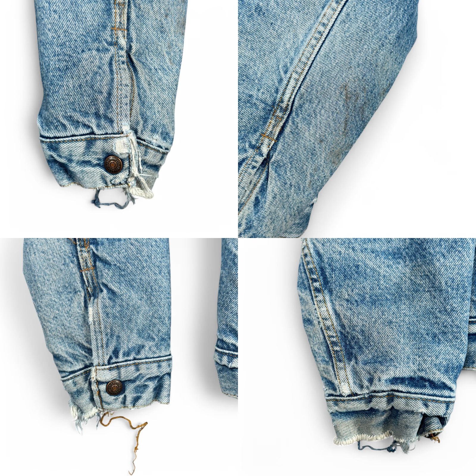 Levi's VINTAGE Levi's Jacket Denim Trucker USA Made Medium Blue Levi's Trucker 80s Mens Jacket Size US M / EU 48-50 / 2 - 8 Thumbnail