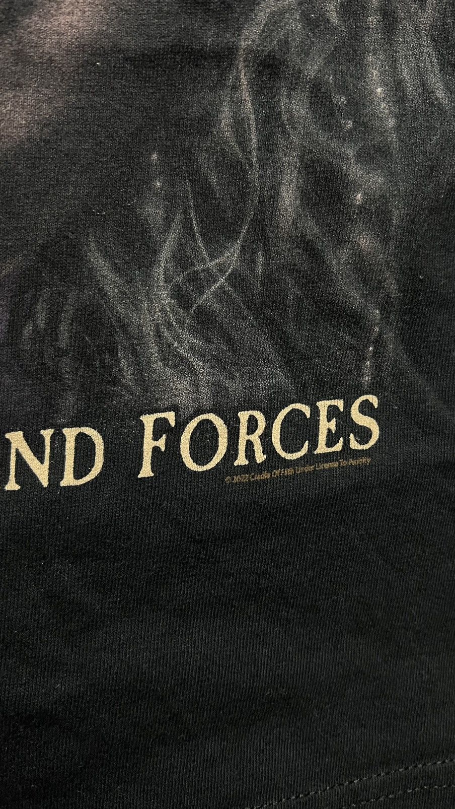 Gildan Cradle of filth dark horses and forces UK Europe tour tee Size US M / EU 48-50 / 2 - 5 Thumbnail
