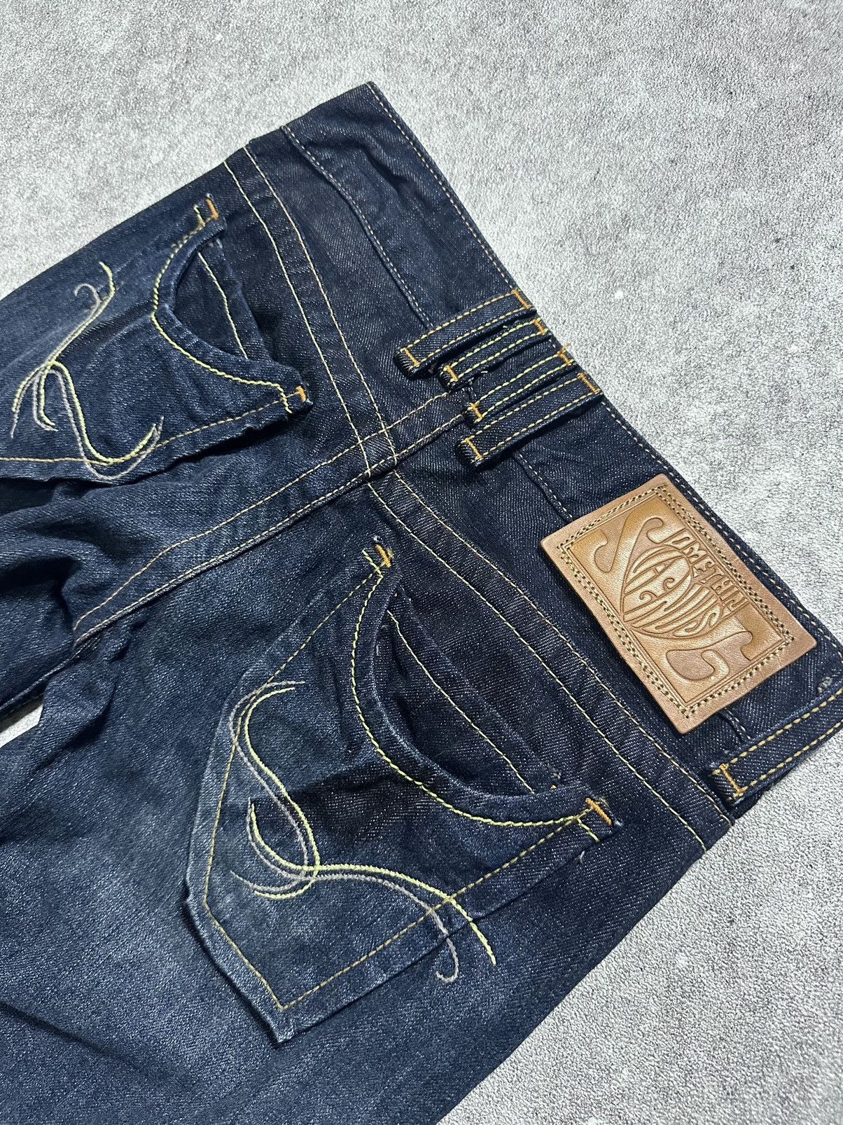 Japanese Brand Something By Edwin Flared Jeans Size US 28 / EU 44 - 6 Thumbnail