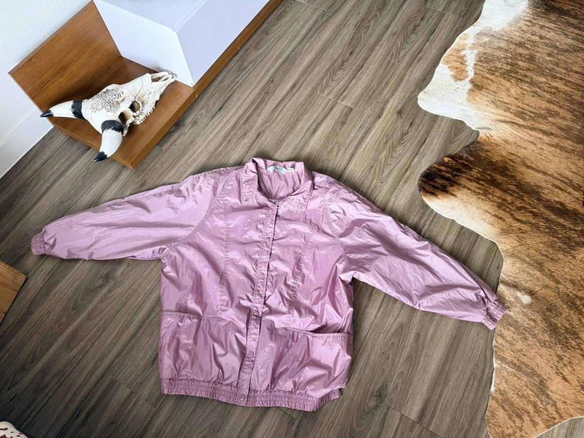 Haband Vintage Haband Jacket Womens Pink Windbreaker 2XL 80s 90s Size XXL / US 16-18 / IT 52-54 - 1 Thumbnail