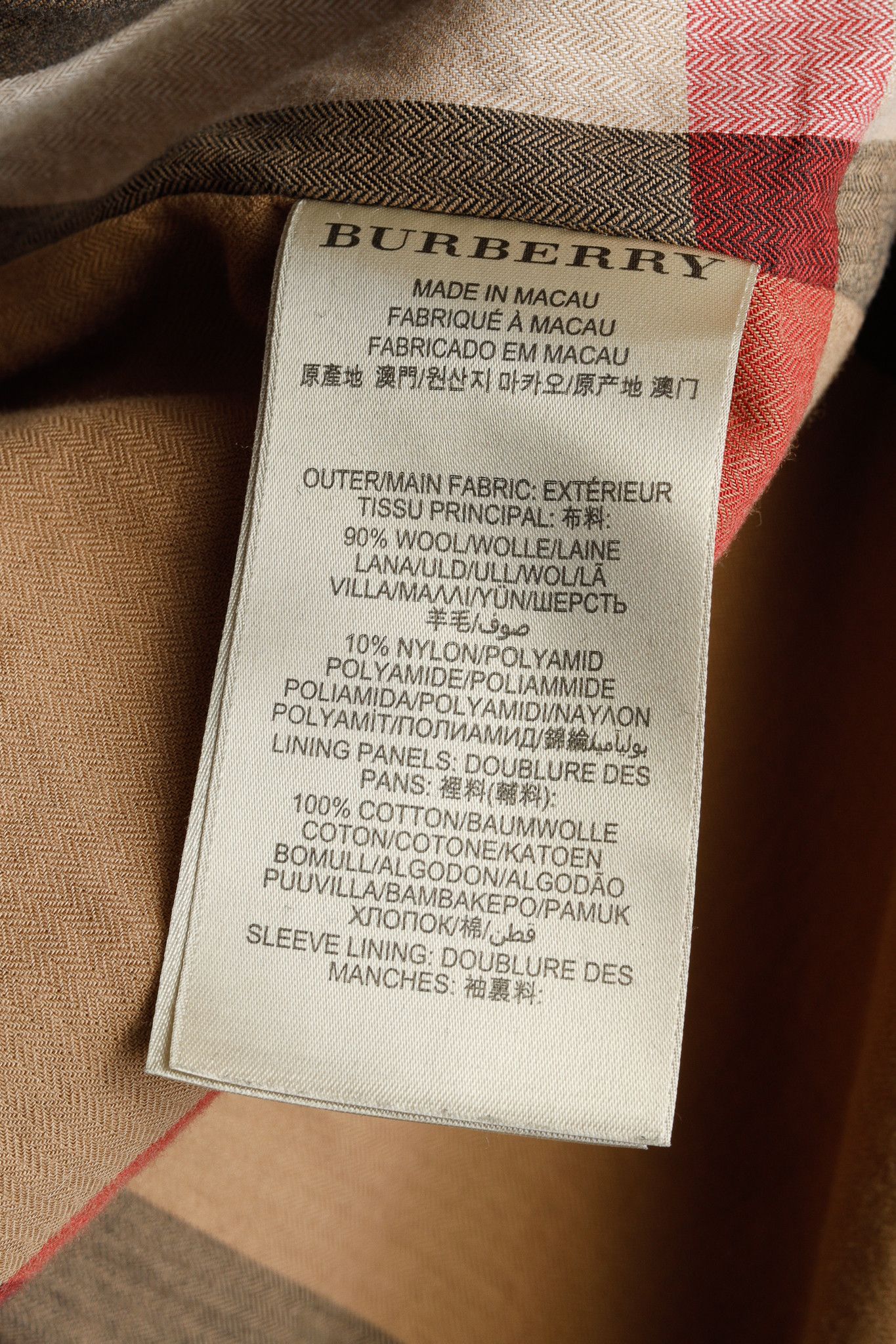 Burberry Burberry Black Wool-Blend Double-Breasted Pea Coat Size US M / EU 48-50 / 2 - 10 Thumbnail