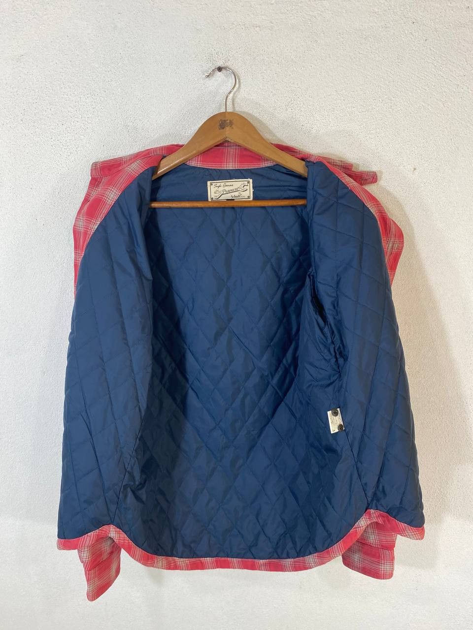 Schott schott perfecto shadow plaid flannel shirt quilted lining Size US S / EU 44-46 / 1 - 7 Thumbnail