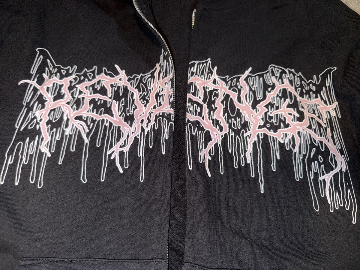 Revenge Revenge Black Zip Up Hoodie (Valentine’s Day Drop) Size US L / EU 52-54 / 3 - 3 Thumbnail