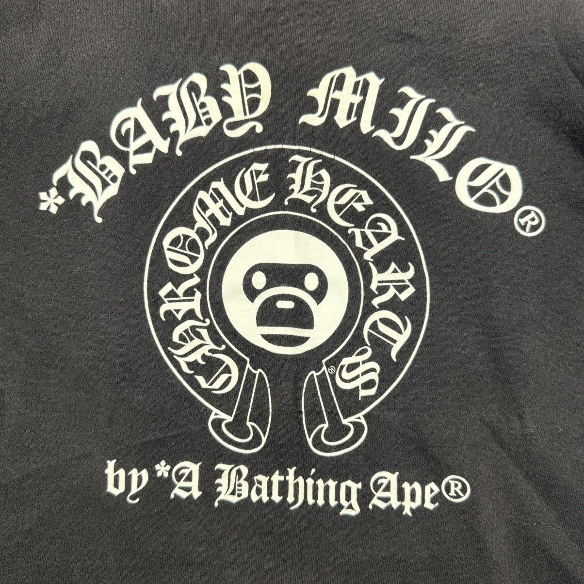 Bape × Chrome Hearts 2009 Chrome Hearts BAPE Baby Milo Horseshoe Tee Size US S / EU 44-46 / 1 - 2 Thumbnail