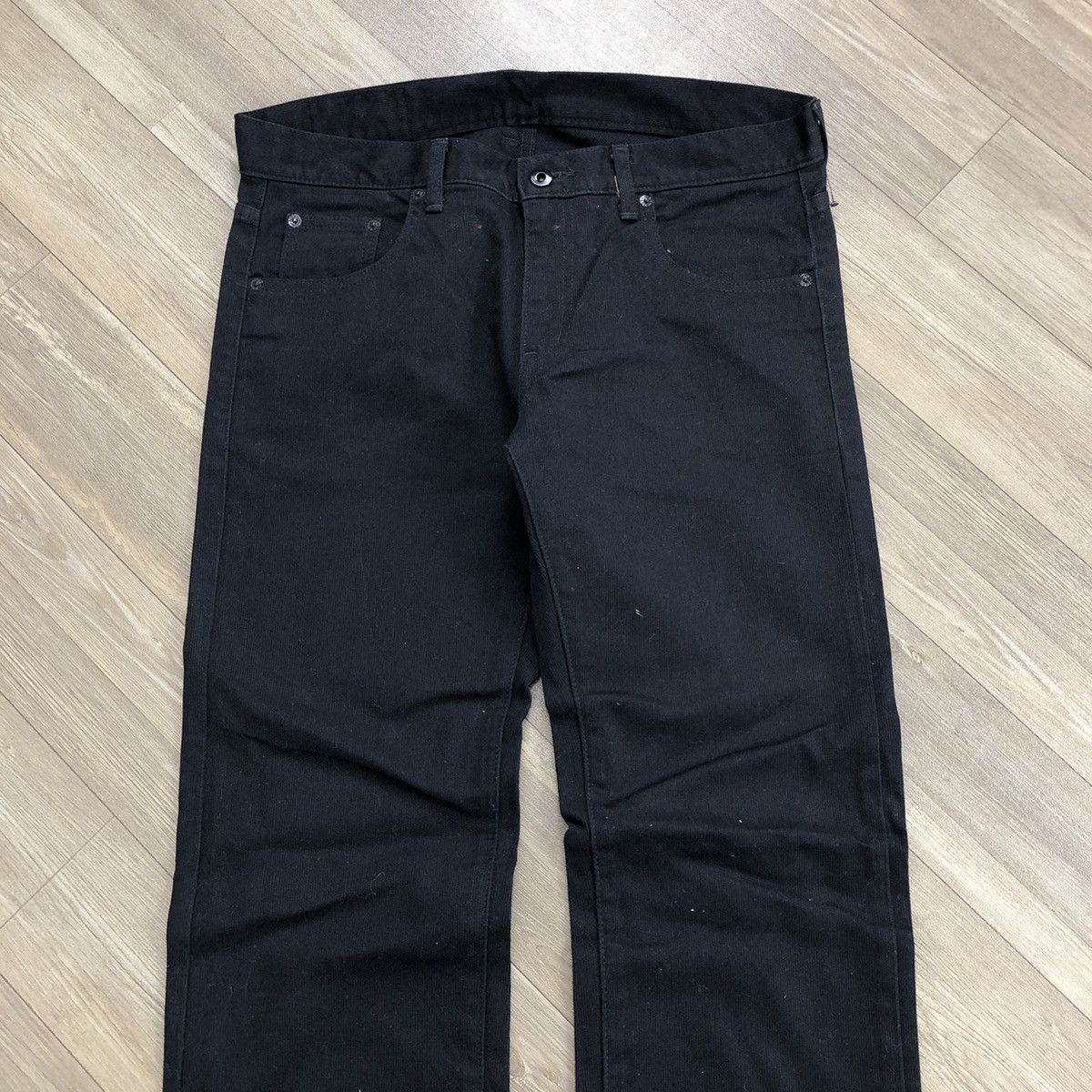 Japanese Brand × Neighborhood 2002s Neighborhood Narrow Black Denim Pants Size US 33 - 2 Thumbnail