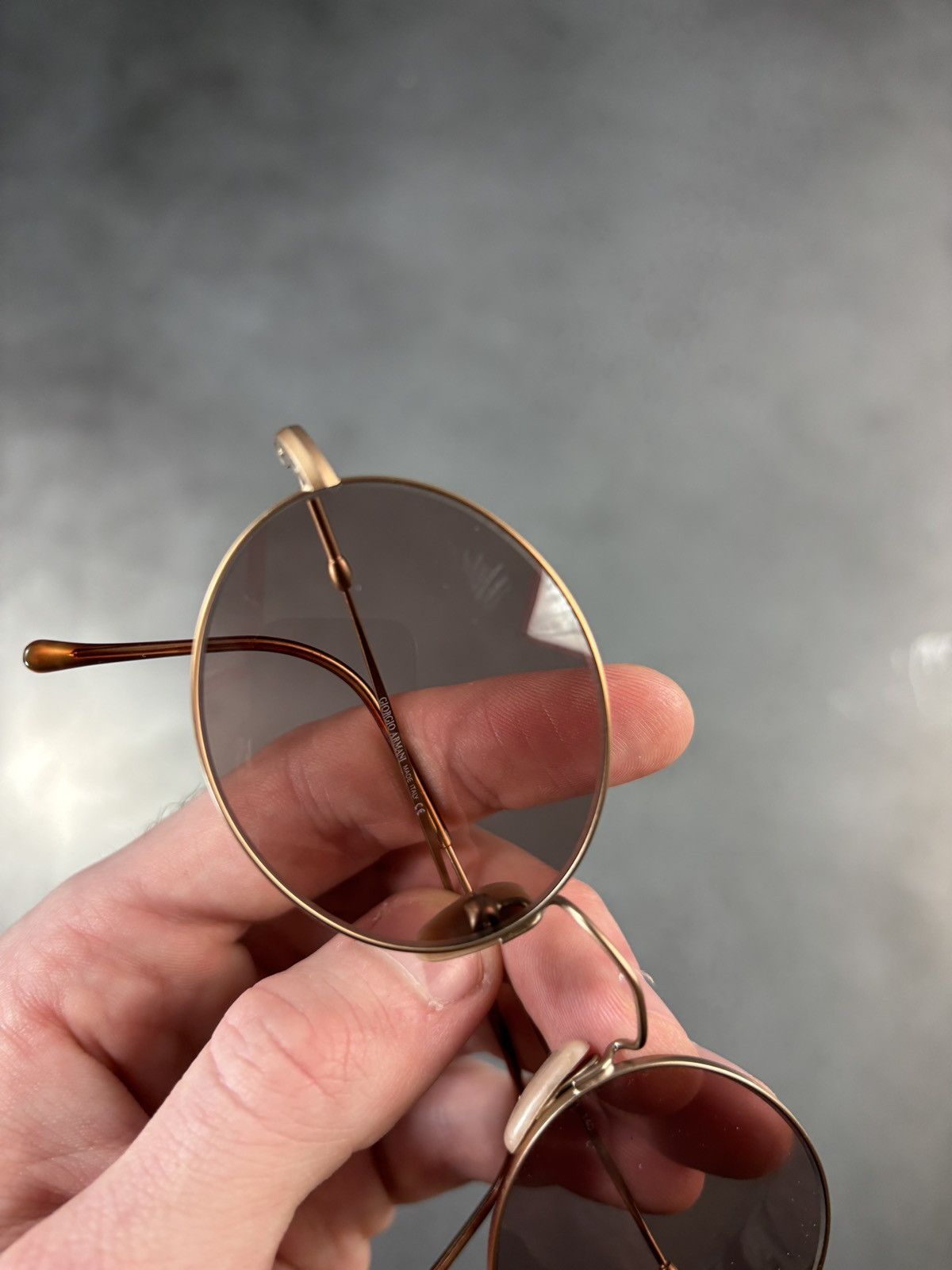 Giorgio Armani 1990s Giorgio Armani Sunglasses 642 Vintage Oval Old Money Size ONE SIZE - 15 Thumbnail