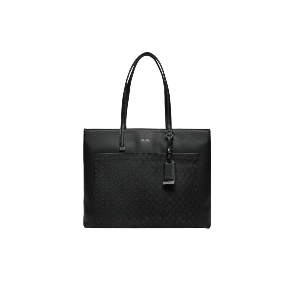 Calvin Klein Black Polyethylene Women's Handbag Size ONE SIZE - 1 Thumbnail