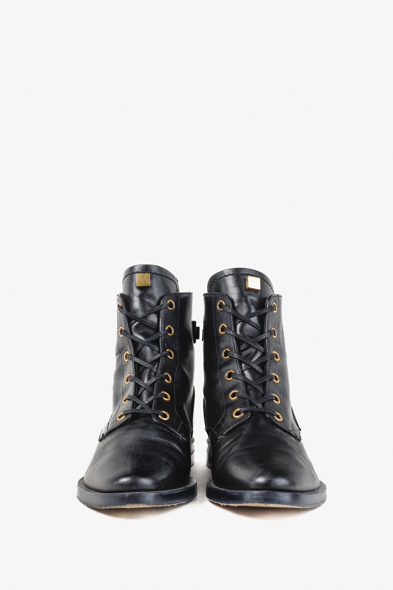 Stuart Weitzman Stuart Weitzman Black Leather Ryder Boot Size US 7 / IT 37 - 2 Thumbnail