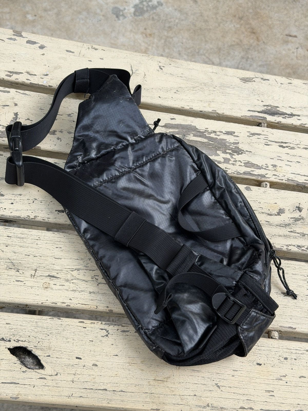 Supreme Supreme Black Cordura Waist Crossbody Bag Size ONE SIZE - 2 Thumbnail