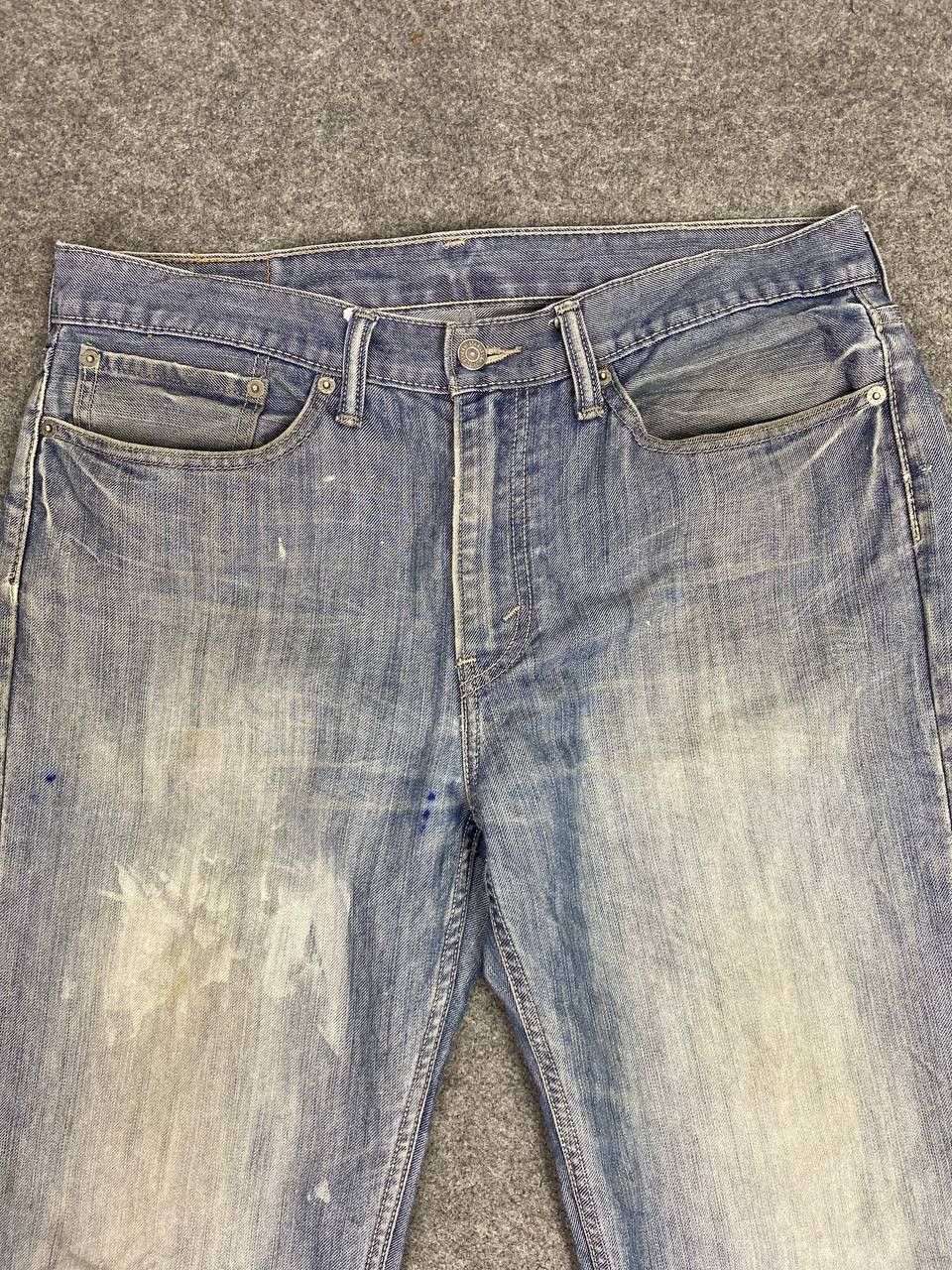 Levi's levis 514 paint splatter denim nice design Size US 36 / EU 52 - 7 Thumbnail