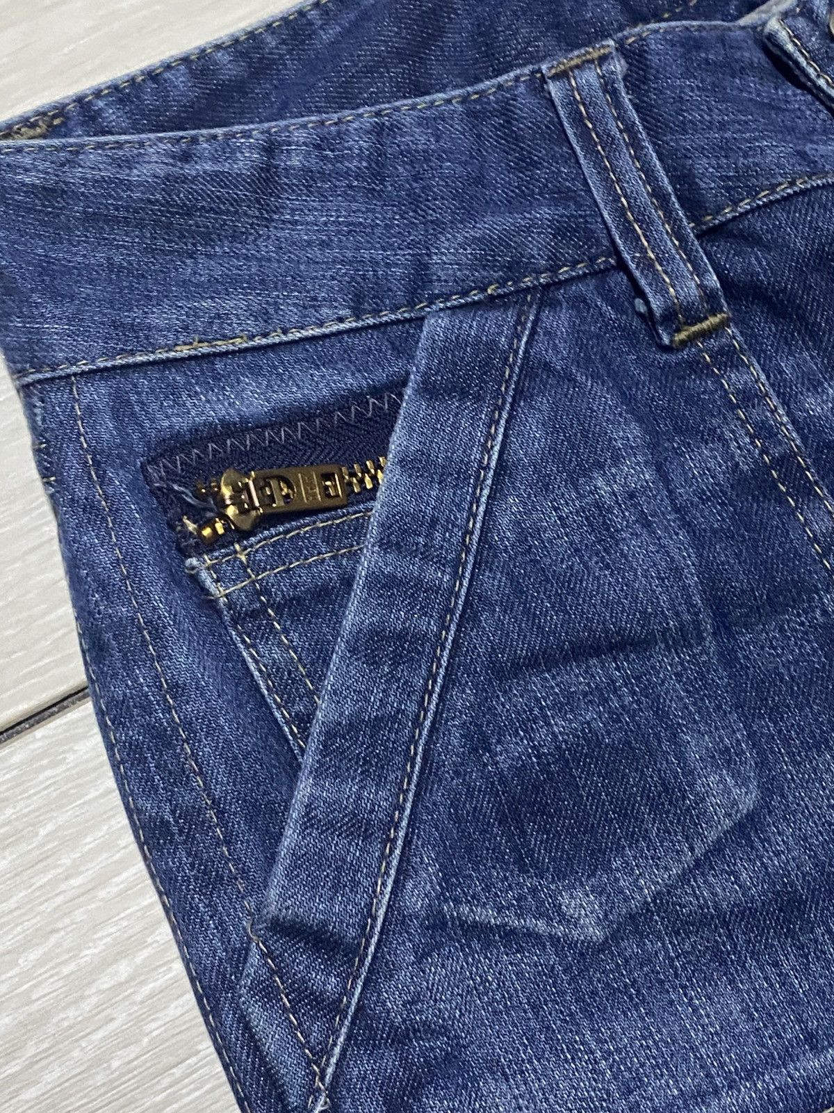 Joie Vintage Joie Blue Wash Super Baggy Jeans Size 28" / US 6 / IT 42 - 5 Thumbnail