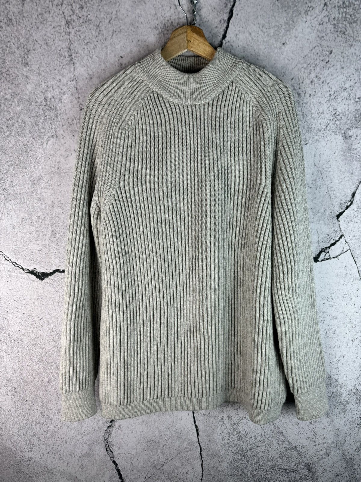 Hugo Boss Hugo Boss Chunky Cable Knit Zip Sweater Size US XL / EU 56 / 4 - 1 Thumbnail