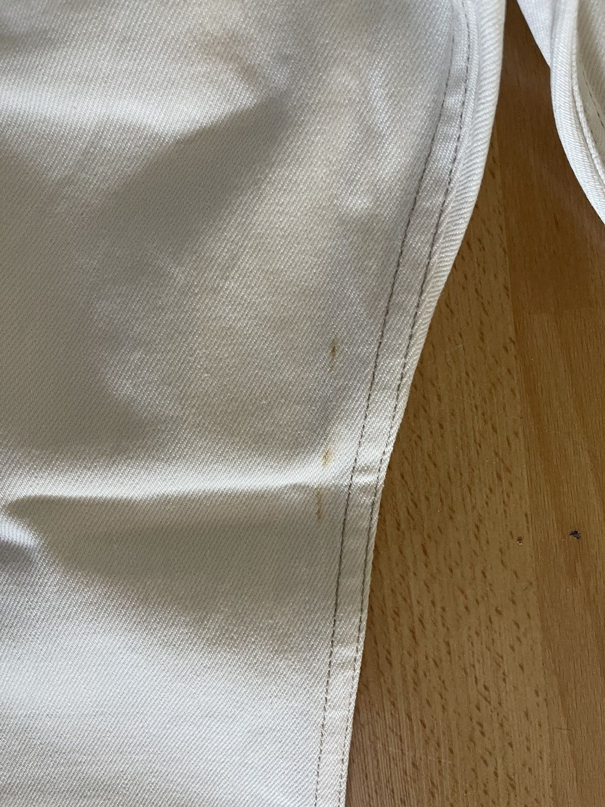 Todd Snyder Todd Snyder Frayed White Jeans Size US 30 / EU 46 - 3 Thumbnail