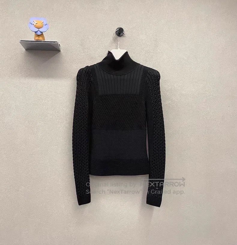 Hermes Hermes Ribbed knit long sleeves Size XXS / US 00 / IT 34 - 1 Thumbnail