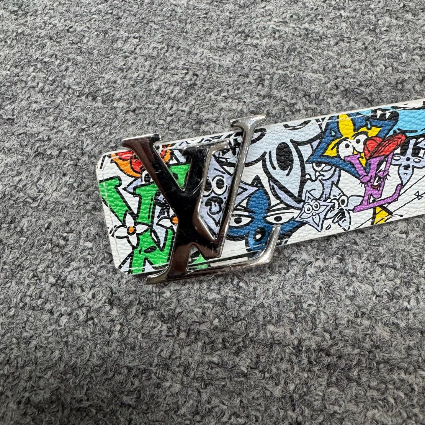 Louis Vuitton louis vuitton limited edition graffiti leather belt Size ONE SIZE - 2 Thumbnail