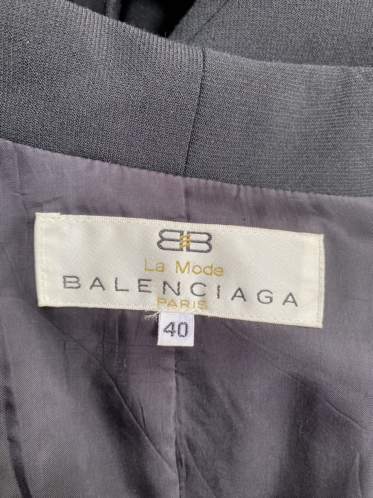 Balenciaga Balenciaga vintage black jacket Size ONE SIZE - 11 Thumbnail