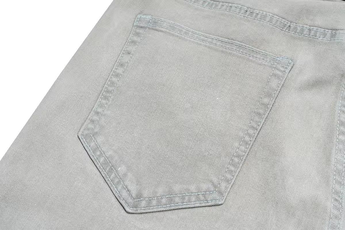 Jean × Vintage Washed Waxed Baggy Bootcut Flare Jeans Size US 33 - 7 Thumbnail