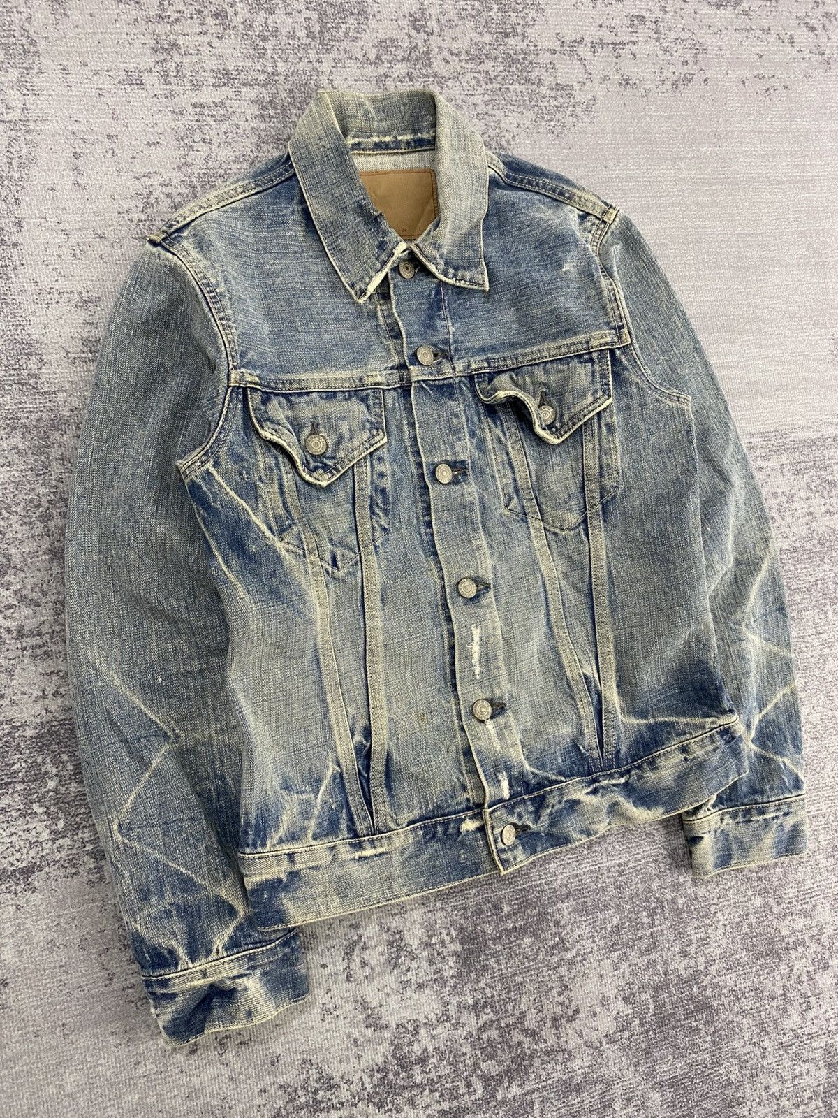 Vintage japanese denim jacket spellbound wash jeans Size US S / EU 44-46 / 1 - 6 Thumbnail