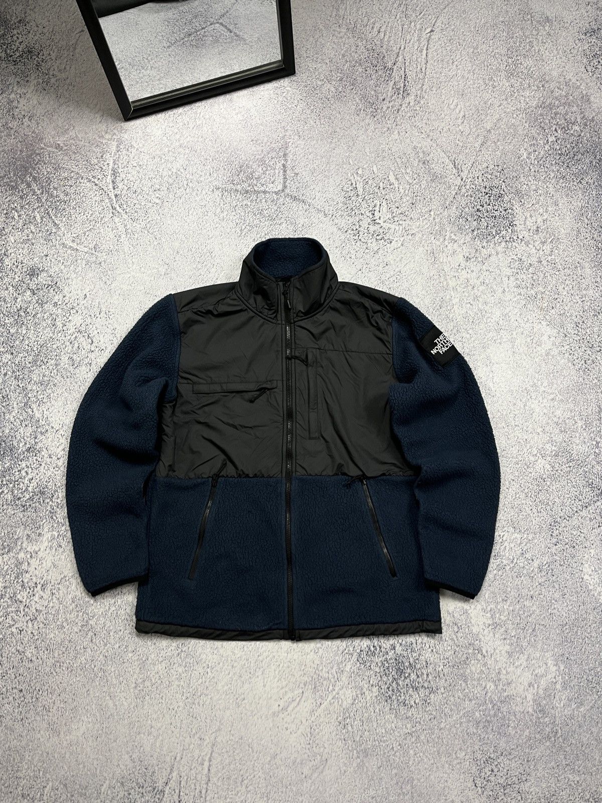 The North Face Vintage The North Face Fleece Nylon Retro Denail Jacket Y2K Size US S / EU 44-46 / 1 - 1 Thumbnail